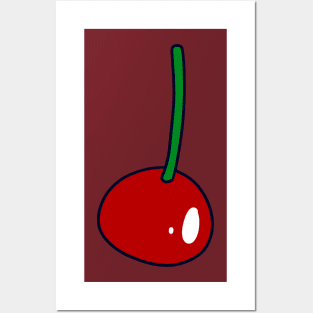 Single Cherry Posters and Art